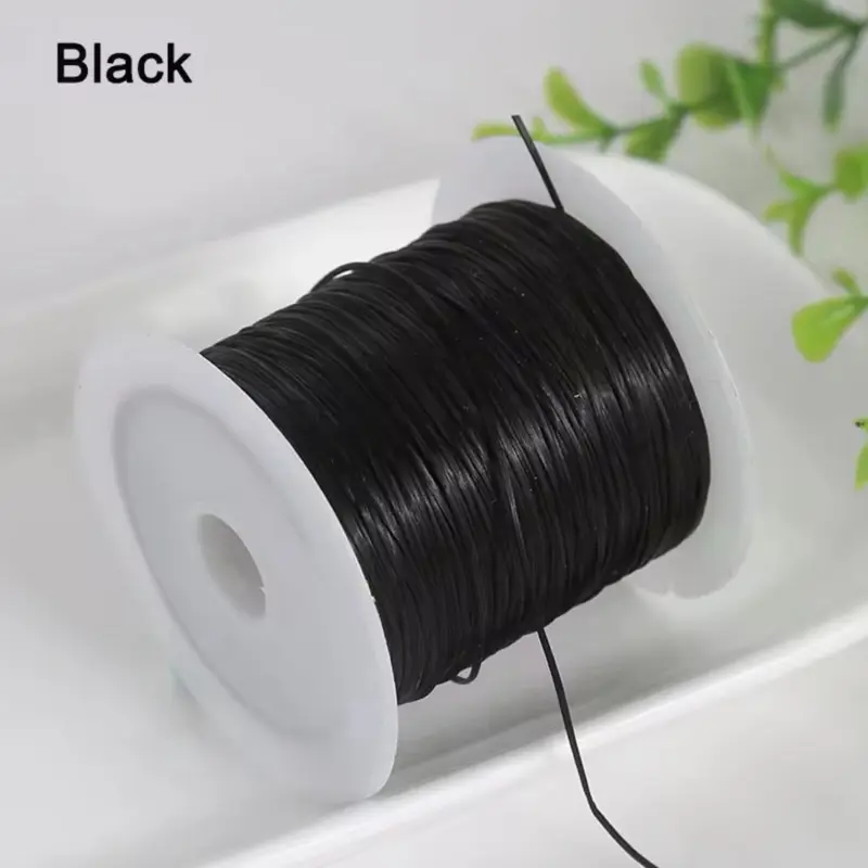 Multipurpose Elastic Thread for Hair Extensions, Jewelry Making, Bracelets & DIY Crafts – 50m