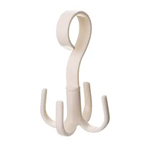 Rotatable Four-Claw Hook | Multi-Functional Hanging Bag and Tie Hanger | Rotating Rack
