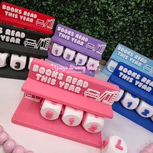 Books Read Counter, Books Read This Year Counter, Bookish Decor, Bookshelf Decor