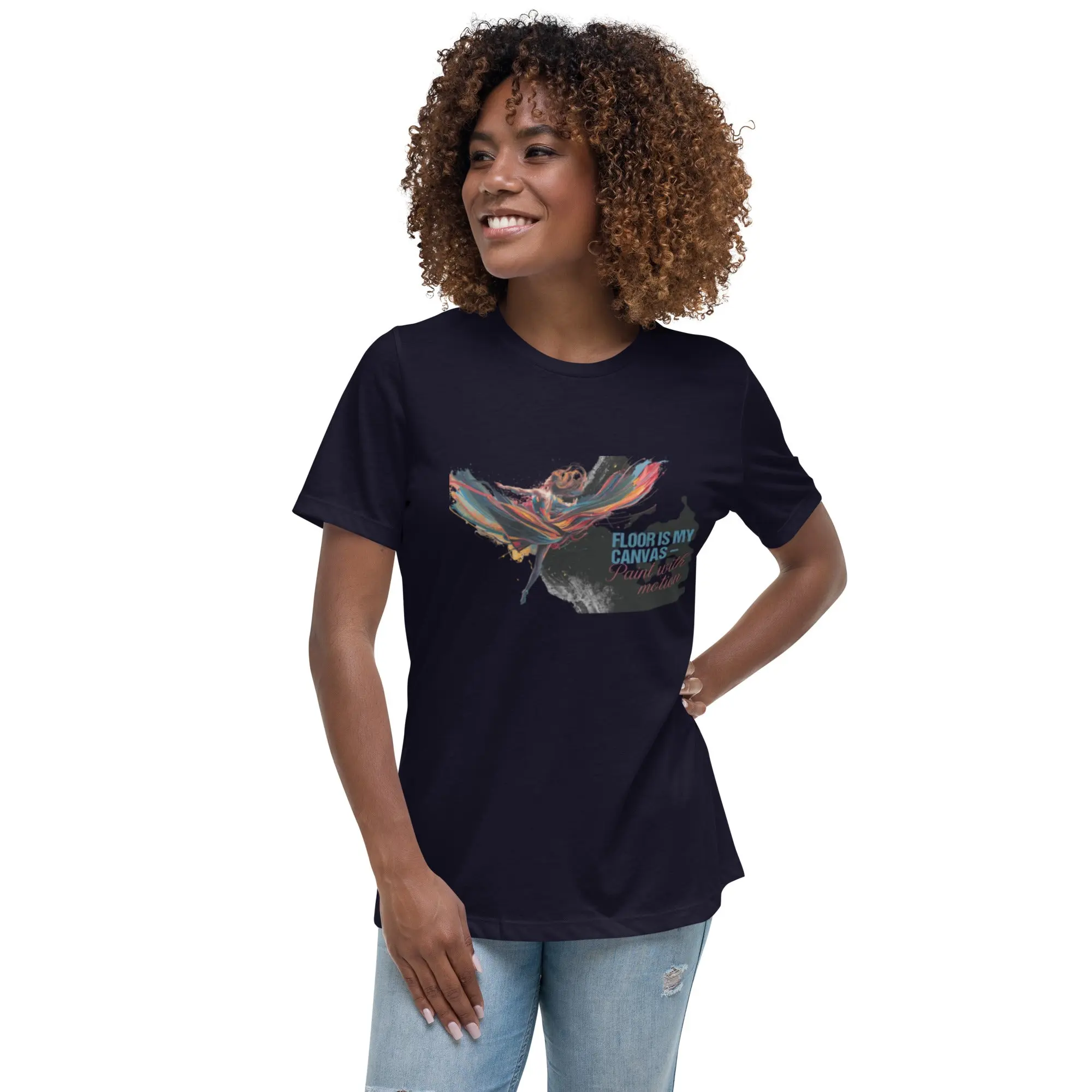 Power of Motion 26 Tshirt Capsule - Floor Is My Canvas Lyrical Contemporary T-Shirt