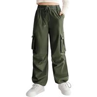Drawstring Cuffs Army Green