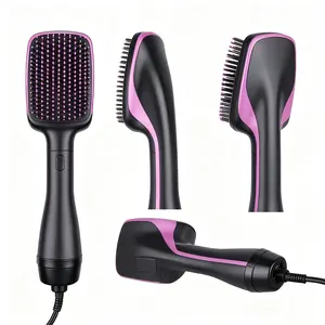 Dual-Function Thermal Hair Grooming Styler with Ionic Conditioning Function, Warm Air Hair Shaping Appliance, Multi-Purpose Household Hair Care Tool Suitable for Ladies and Teenage Girls Daily Hairstyle Making