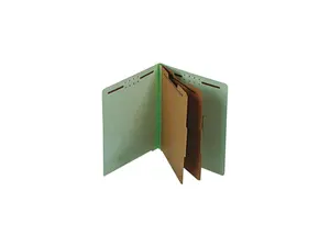 Pendaflex 23224 Extra-Hvy Pressboard Classification Folders, Letter, Six-Section, 10/Box