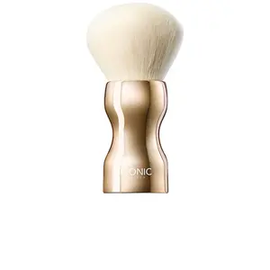 ICONIC LONDON Tan And Buff Brush