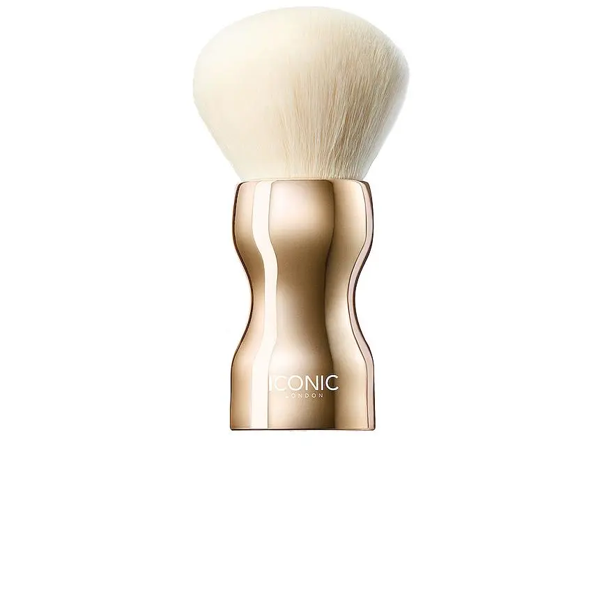 ICONIC LONDON Tan And Buff Brush