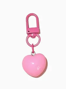 Macaron Color Heart Keychain Resin Bag Charm, Keychain Accessories, Girly Heart Pendant Keyring Lobster Clasp Heart Charms Heart Shaped Keychain Ornaments Handbag Backpack Key Fob Hearts Chain Charm Gift for Wedding,Birthday,Valentine/Mother's Day
