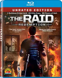 The Raid: Redemption  [BLU-RAY MOVIE] UV/HD , Widescreen, Ac-3/Dolby Digital, Dolby, Dubbed, Subtitled