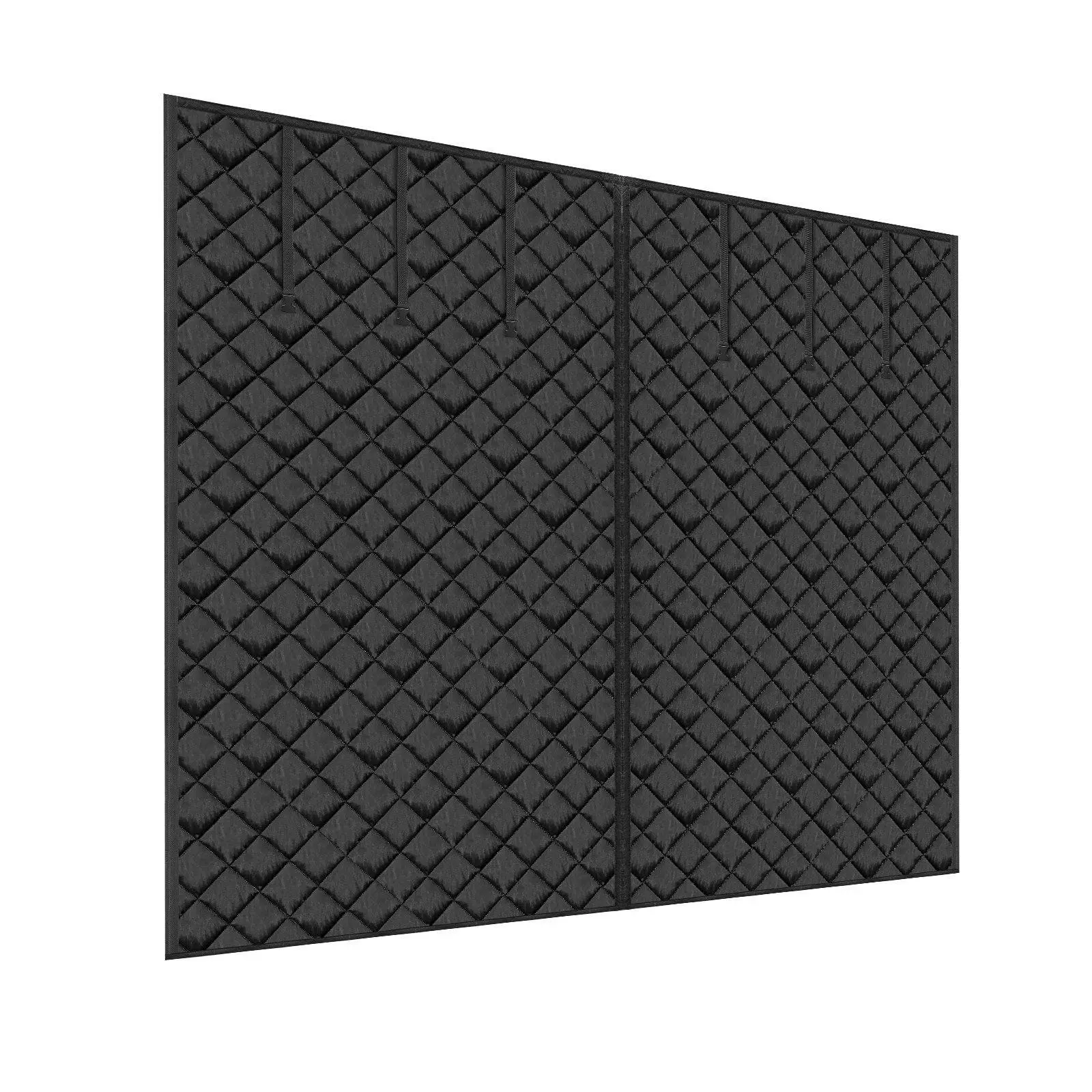 【SummerFinds】VEVOR Oxford Cotton Fabric Garage Door Screen, 8.3x7.15 ft Advanced Insulation Thermal Kit with Reinforced Edges, Precision Stitching, Magnetic Sealing System, Weighted Bottom Design, Hook-and-Loop, Fits Front & Back Door Openings