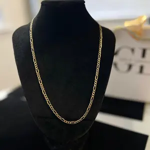 Oro Real 14K Cadena Figaro