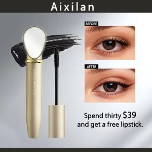 Aixilan Mascara  Lashes Water & Sweat Resistant 24HR MakeupDaily Cosmetic tubing mascara mascara bride mascaraWaterproof Voluminous Lash Mascara Waterproof Voluminous Lash Mascara Thickening Lengthening Waterproof Mascara Waterproof Argan Oil Mascara