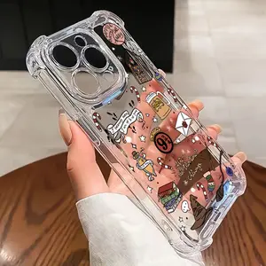 H-Harry P-Potter-S Wizard Style Phone Case for iPhone 16 15 14 13 12 11 Pro Max X XR XS Max 8 7 Plus, Anti-Drop Protective Transparent Soft Back Cover Accessories