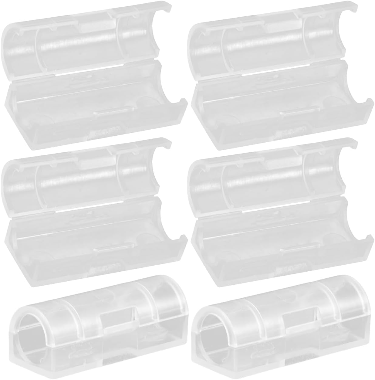 OSALADI 20 Pcs Self-Adhesive Cable Clips Wall Line Card Wire Organizer Cord Holders for Home Office Desktop Cable Management