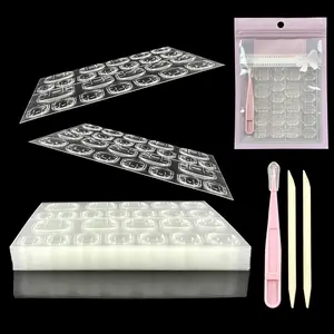 480Pcs Nail Adhesive Tabs for Press On, Extra Large 20 Sheets Jelly Gel Glue Alternative Stickers, Double Sided Thick & Strong Solid Glue Sticky Tabs for Manicure : Beauty & Personal Care