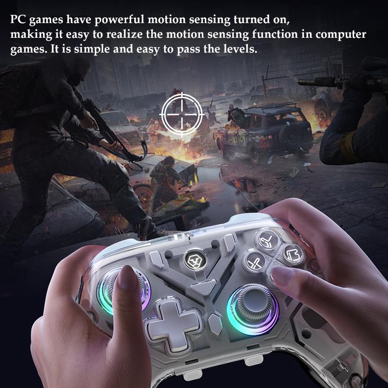Wireless Gaming Controller(2026) - Bluetooth/Switch/PC/Android/iMAC/Wired, Hall/Tactile Triggers - game
