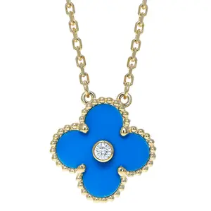 Pre-owned Van Cleef & Arpels Holiday Vintage Alhambra Pendant Necklace