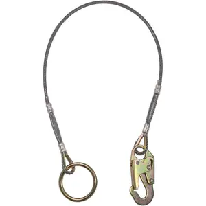 Palmer Safety ACH48407 Anchor Cable Cross Arm 4FT With Locking Snap Hook