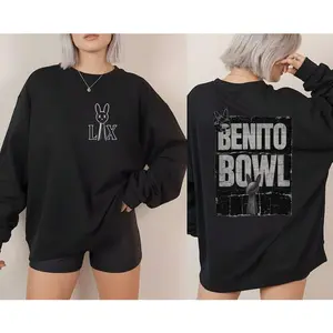 [Sale Up To 50%] Benito Bowl Sweatshirt, Bowl LX Shirt, Puerto Rico Music Gift, Here For The Benito Bowl Unisex ,Gildan Sweatshirt, streetwear good graphic tees outfits city boy hoodie boxy fit Funny Meme T-Shirt men georgia soulja truck clothes