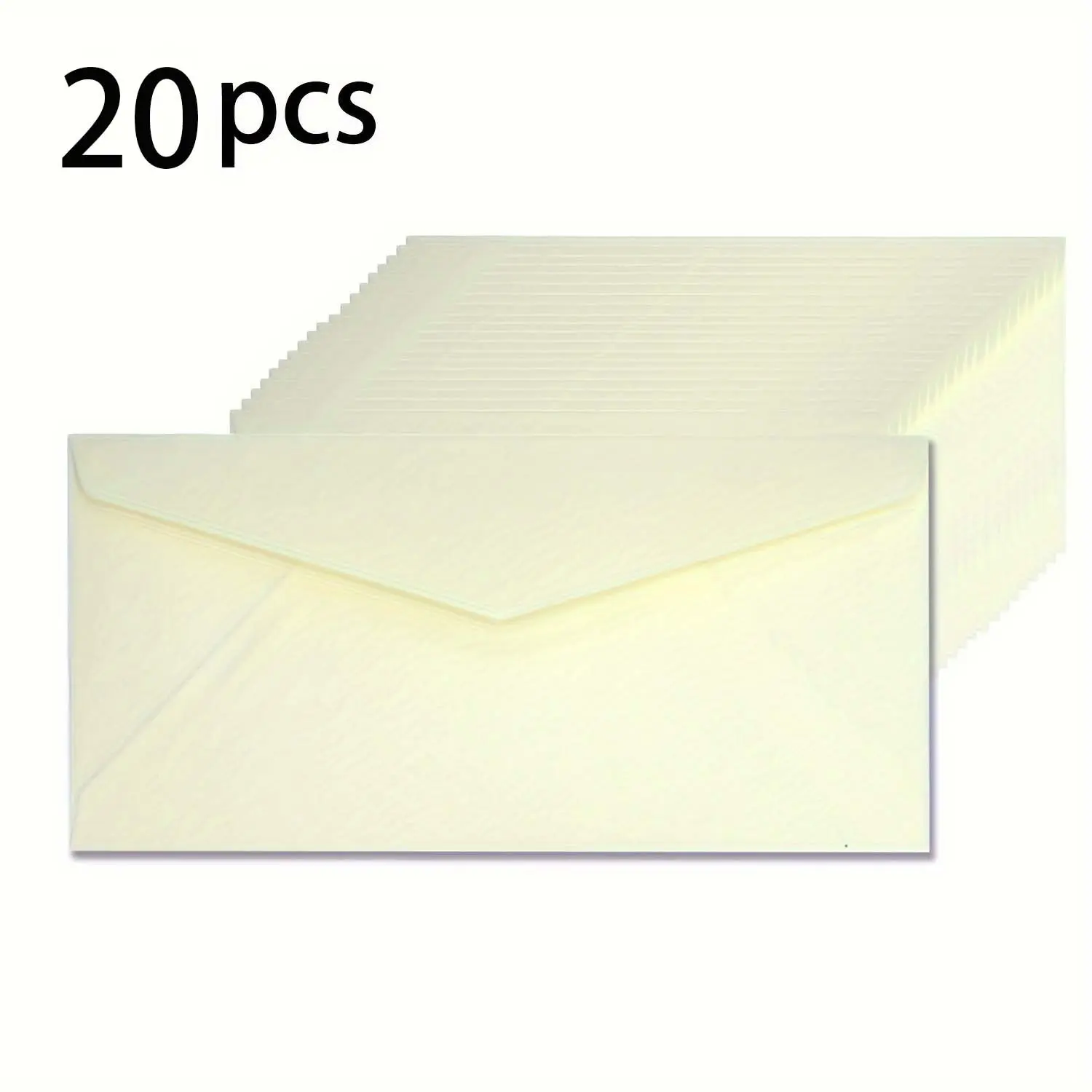 20 Pack Blank Triangular Vintage Kraft Envelopes, 4x8 Inches, Card Envelopes, Invitation Envelopes, Postcard Envelopes, A4 Size, Fits 4x6 Photos, Mailers