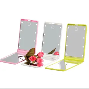 RadiantGlow LED Compact Makeup Mirror