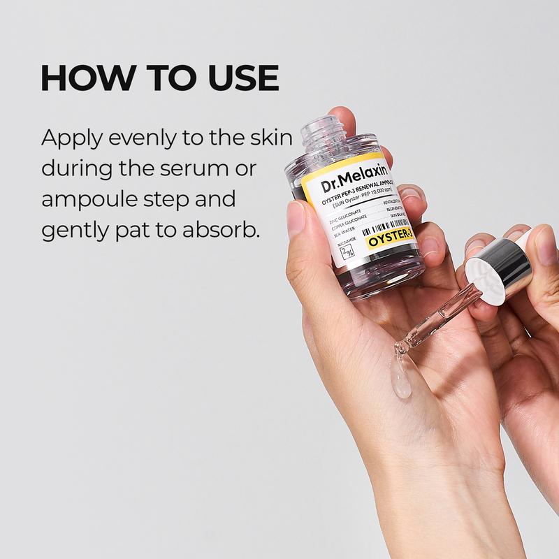 [Dr.Melaxin Official] Oyster Pep-3 Renewal Ampoule | Anti-aging, Wrinkles, Elasticity, Brightening, Dull Skin, Firming | Korean Cosmetics