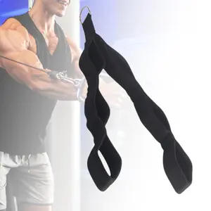 Tricep Rope Cable Attachment Handles Pull Down Rope Extension for  Machine Triceps Rope with Comfortable Grip Triceps Rope Accessory for Enhancing Exercise