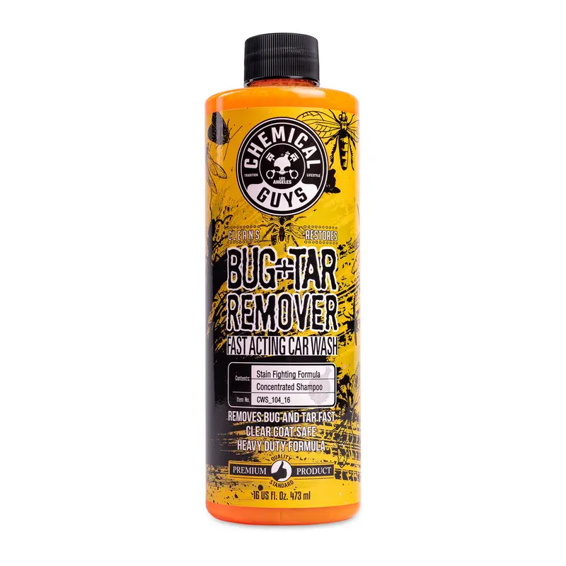 Chemical Guys Bug & Tar Remover Car Wash Soap, Car Wash Cleaner, Easy on Paint, Available in 16oz, 64oz, 1-Gallon Sizes
