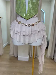 Bichota Ruffle Skirt (Cream)
