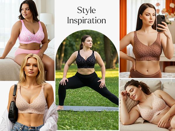 Popilush Wireless No Underwire Jelly Bra -Everyday Comfort Push Up Bra Seamless T-Shirt Bra & Minimizer Bra with Adjustable Straps #FallFreshness Popilush Wireless No Underwire Jelly Bra -Everyday Comfort Push Up Bra Seamless T-Shirt Bra & Minimizer Bra with Adjustable Straps #FallFreshness