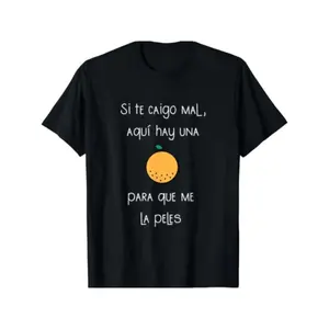 100% Cotton Camiseta Graciosa Para Latinos Hispanos Tee in Spanish. T-Shirt