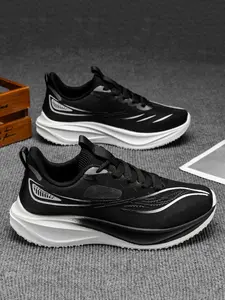 Men's Sport Casual Shoes, Road Running Sneakers, Outdoor Slow Jogging, Unisex Comfortable Thick Sole, All-Season Footwear