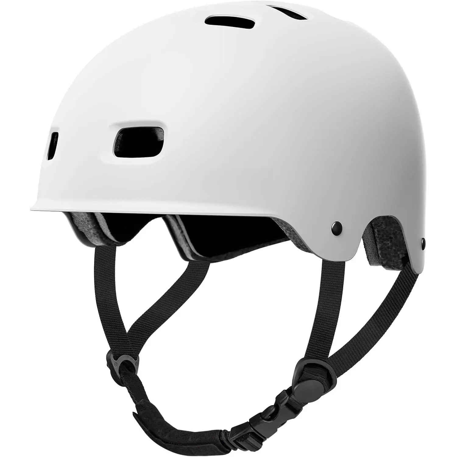 OutdoorMaster Skateboard Cycling Helmet-Beetles Snug,Bike Helmet for Adults, Youth & Kids-Two Removable Liners Ventilation Multi-Sport Commuter Scooter Roller Skate Inline Skating Longboard