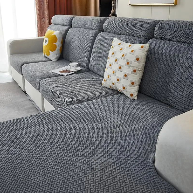 Solid Color Sofa Cover, 1 Count Soft Comfortable Sofa Cushion Cover, Dustproof Sofa Cover for Home Living Room, Sofa Couch Cover, Sofa Protector, Room