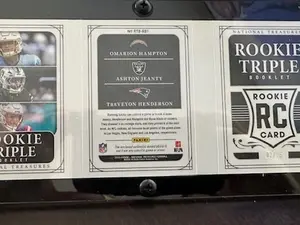 Triple Patch Rookie Booklet