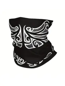 Maori Design Slim Bandana Neck Gaiter Scarf Headband Neck Shield