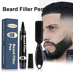Beard Pen Filler for Men – Waterproof, Sweatproof & Long-Lasting – Natural Finish for Beard & Scalp – Covers Patches Instantly!