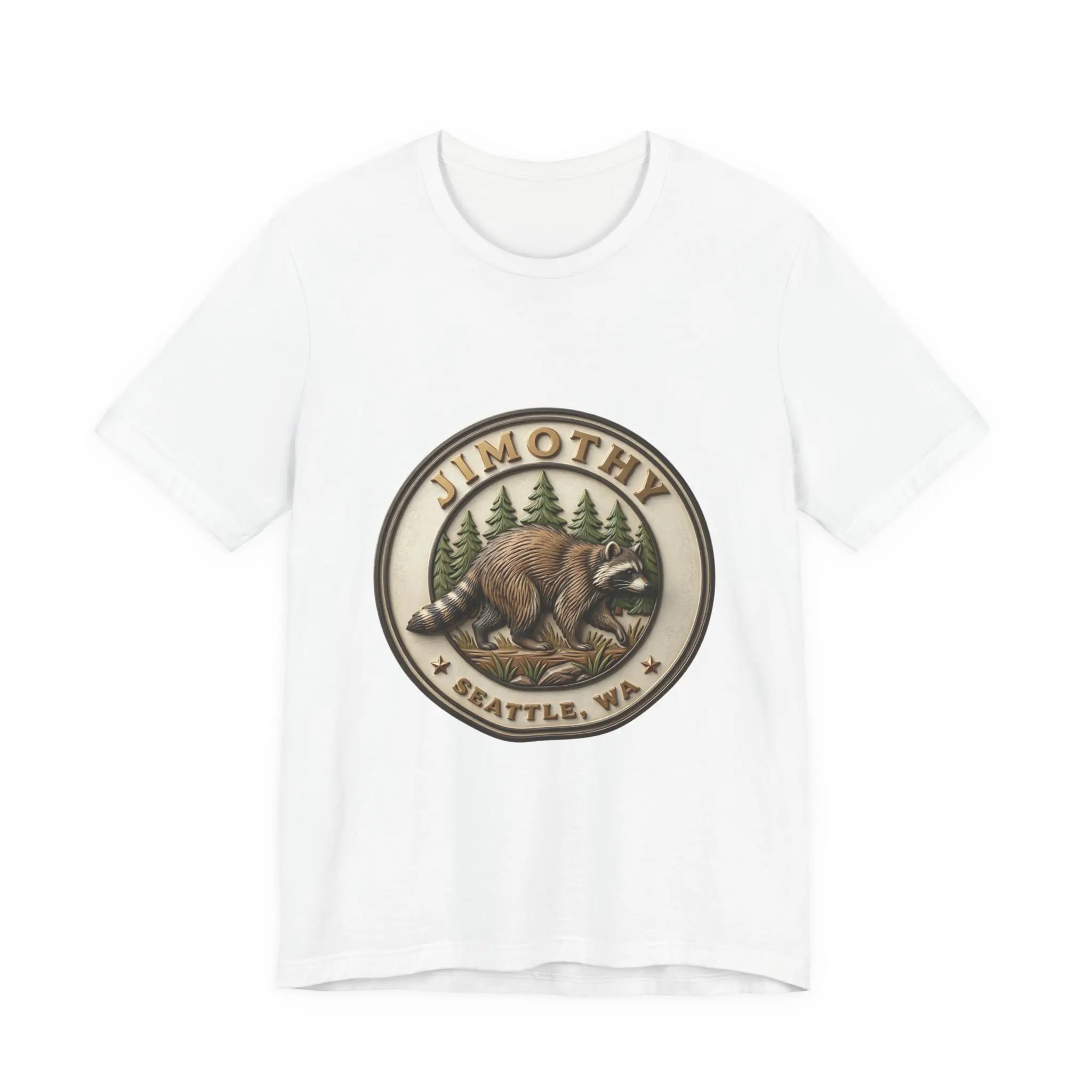 Bear Forest Patch T-Shirt | Seattle, WA emblem