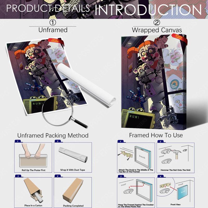 FNAF Fine Art Print Five Nights at Freddy's Sister Location