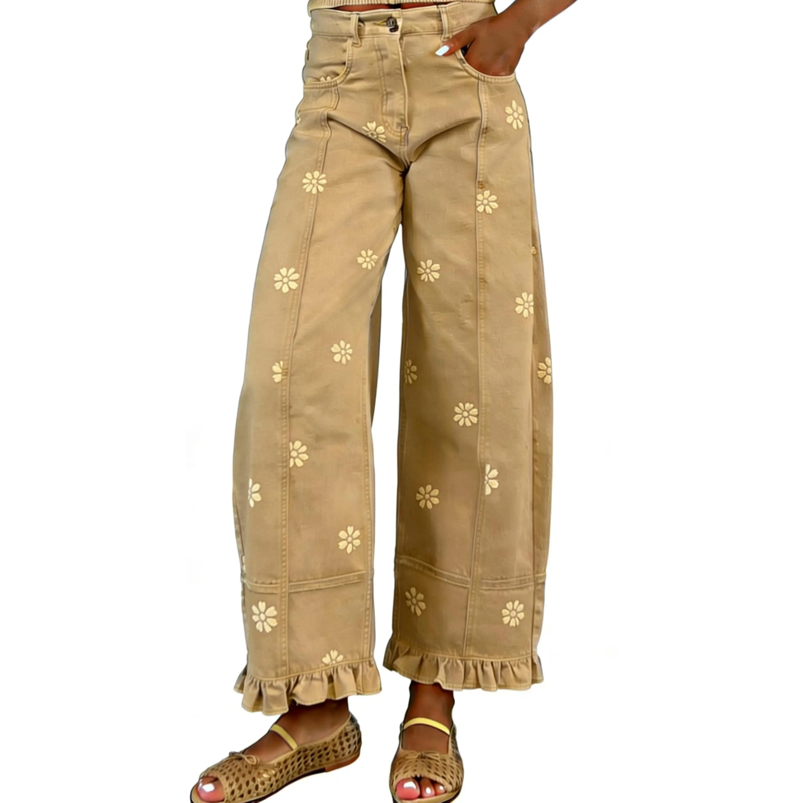 Khaki Floral