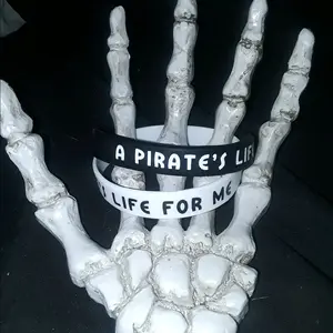 A Pirate's Life For Me Rubber Bracelet