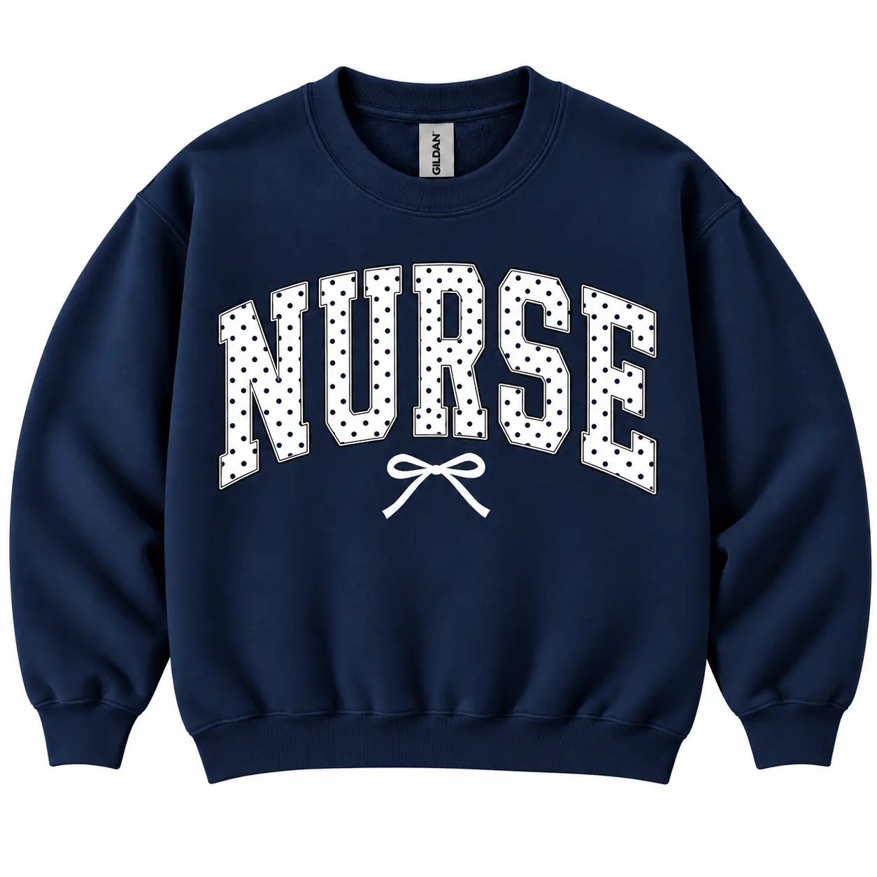 Polka Dots nurse Sweatshirt, polka dots Registered Nurse sweater, RN Shirt, Nurse Appreciation Gift, RN Crew Gift, Nurse crewneck