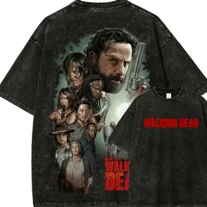 The Walking Dead Unisex Fit Washed T-Shirt 4 TNE