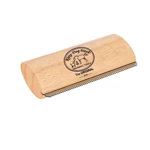 Pet Hair Removal Tool, Wooden Portable Grooming Brush, Reduces Shedding 95%, Suitable for All Fur Types, Dogs Cats Horses, Grooming Tools