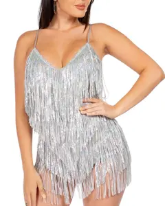 Shake It Fringe Romper - 5 Colors - Women's Jumpsuit with Fringe Detail, Versatile Design for Casual Outings - Jumpsuits, Womenswear