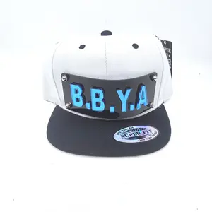 Custom White & Black Snapback Hat – Personalized Laser Cut Letters, Made to Order Streetwear Cap, Exclusive Adjustable Baseball Hat