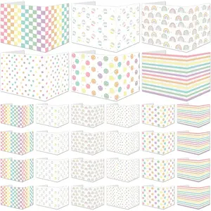 30 Pack Desk Dividers for Students Rainbow Pastel Privacy Folder Waterproof Study Carrel Dividers Testing Divider Privacy Classroom Shield Folder Boards for Classroom Teacher Supplies