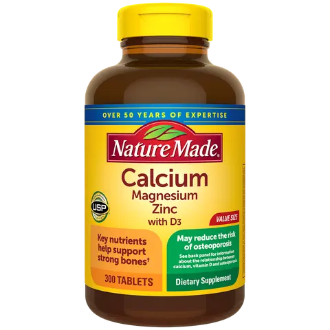 Calcium, Magnesium and Zinc with Vitamin D3 Tablets