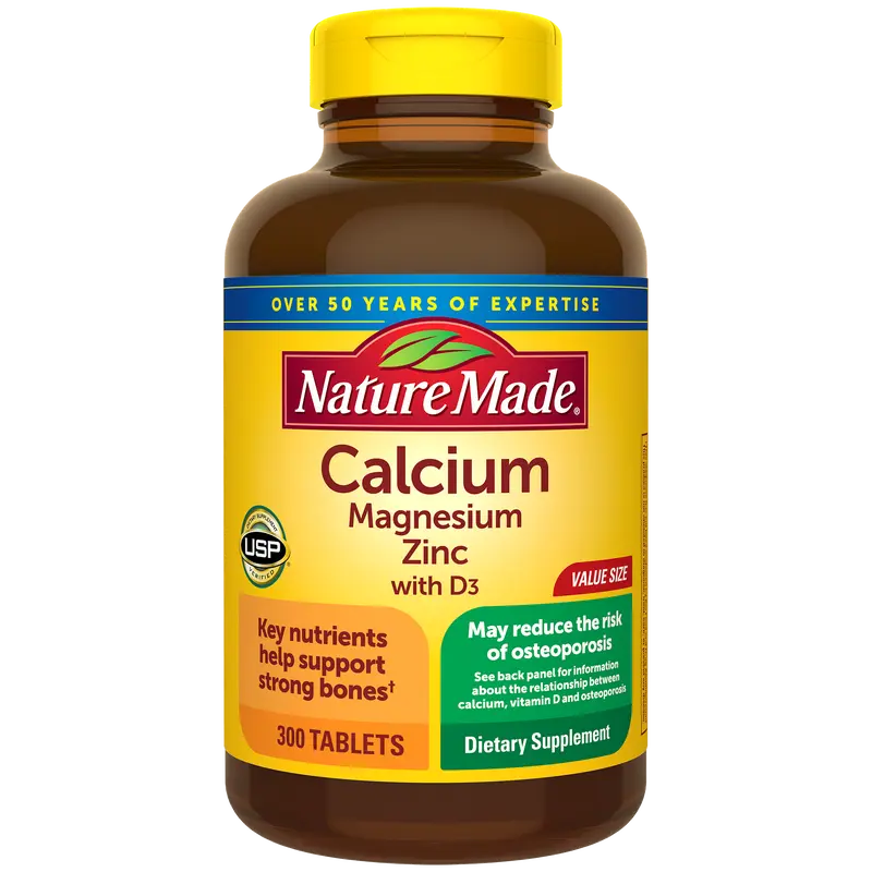 Calcium, Magnesium and Zinc with Vitamin D3 Tablets