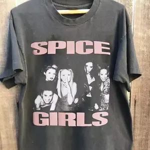 Spice Girls Band Shirt, Spice Girls Graphic Tee, Gift For Fan Charcoal Color Unisex Tshirt