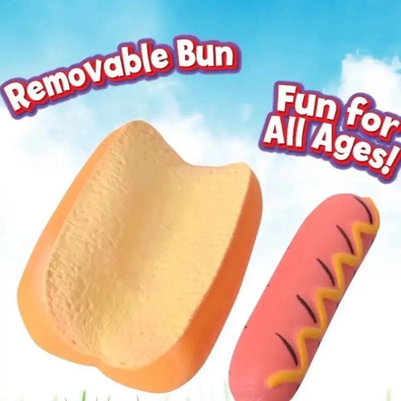 Jumbo squeezy brand hotdog squishy fun collectible