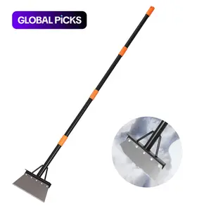 Multi functional cleaning shovel, garden flat shovel, weeding tool, 45-60 inch multifunctional garden cleaning shovel, heavy-duty long handled floor scraper, lawn edge metal weeding scraper, ice scraper, Durable Gardening Tools #GLOBAL PICKS